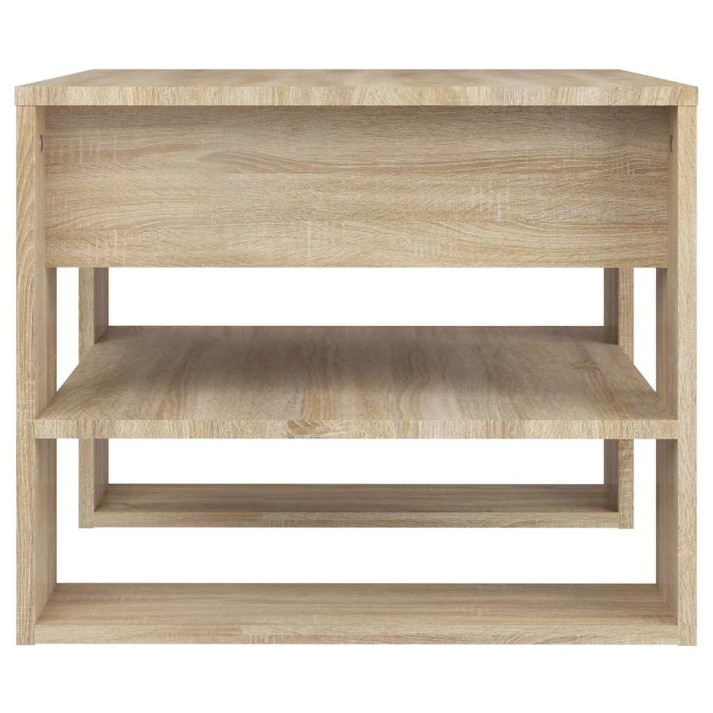 Coffee Table Sonoma Oak 55,5x55x45 cm Engineered Wood