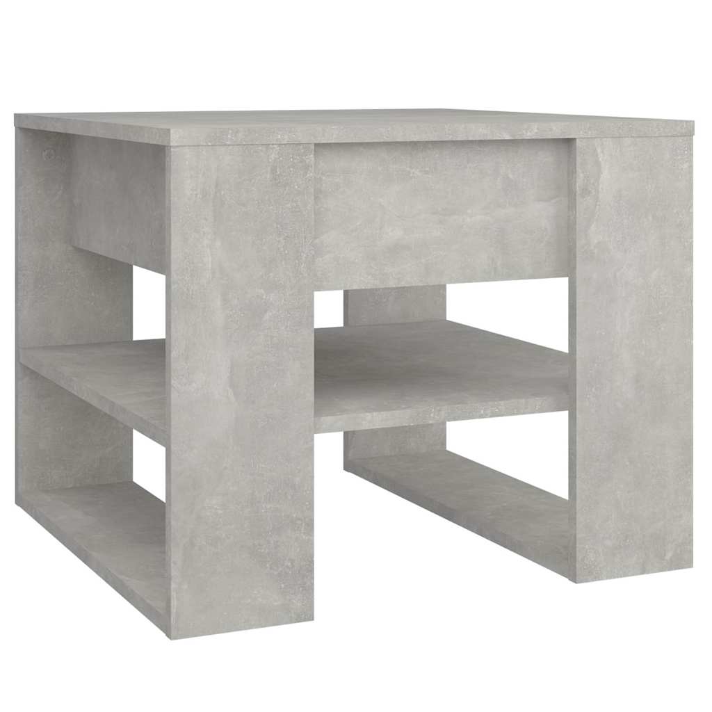 Coffee Table Concrete Grey 55,5x55x45 cm Engineered Wood