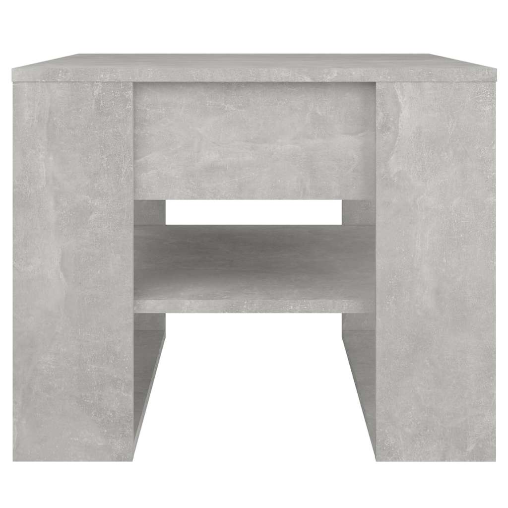 Coffee Table Concrete Grey 55,5x55x45 cm Engineered Wood