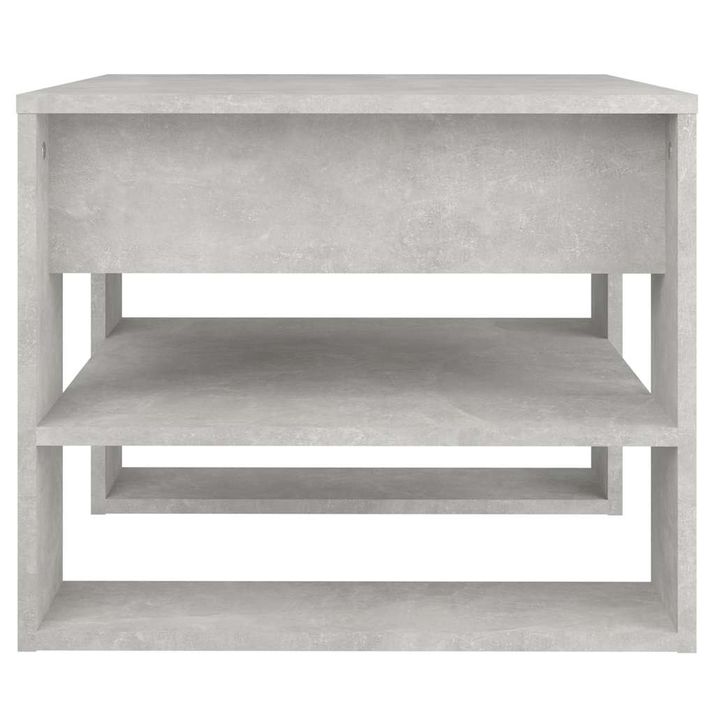 Coffee Table Concrete Grey 55,5x55x45 cm Engineered Wood