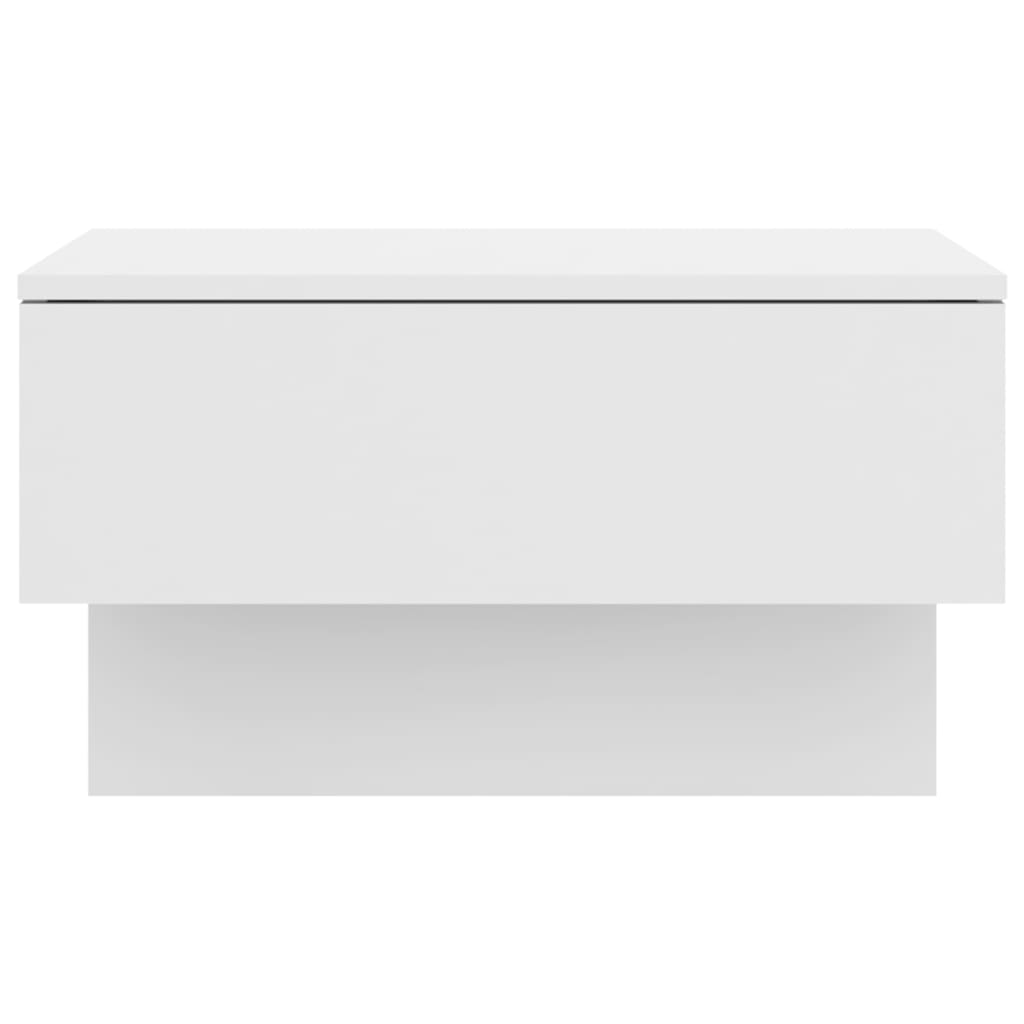 vidaXL Wall-mounted Bedside Cabinets 2 pcs High Gloss White