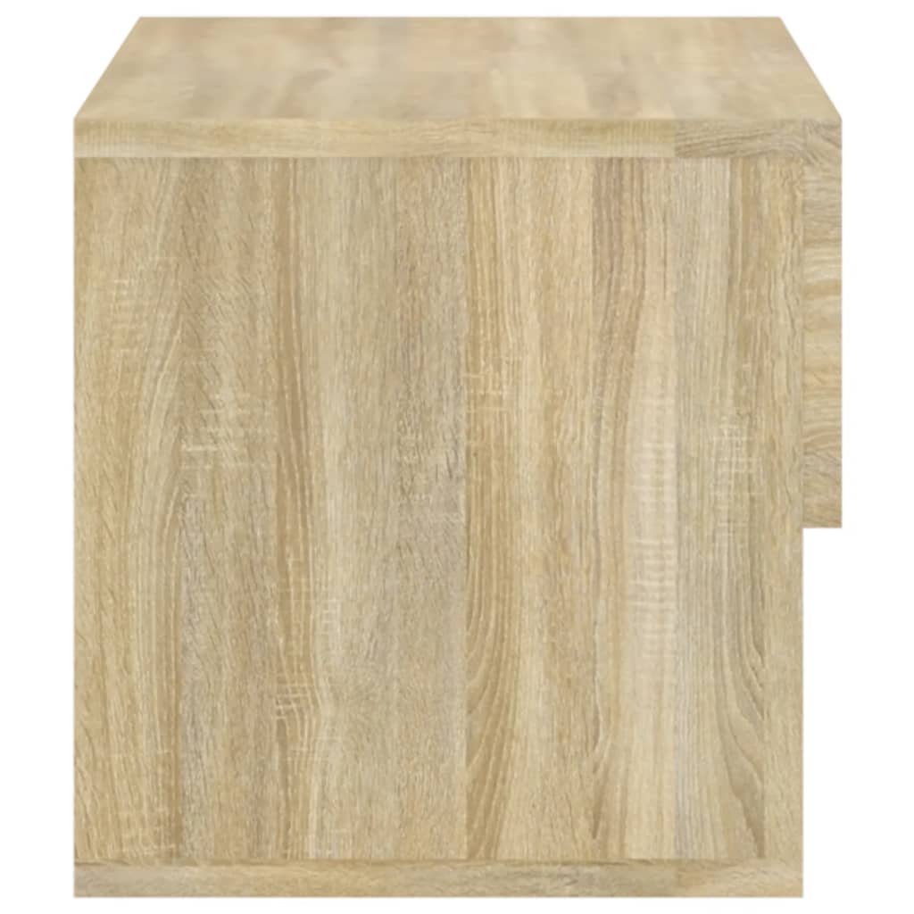 810960 vidaXL Wall-mounted Bedside Cabinets 2 pcs Sonoma Oak