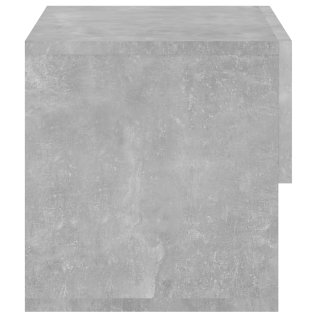 vidaXL Wall-mounted Bedside Cabinets 2 pcs Concrete Grey