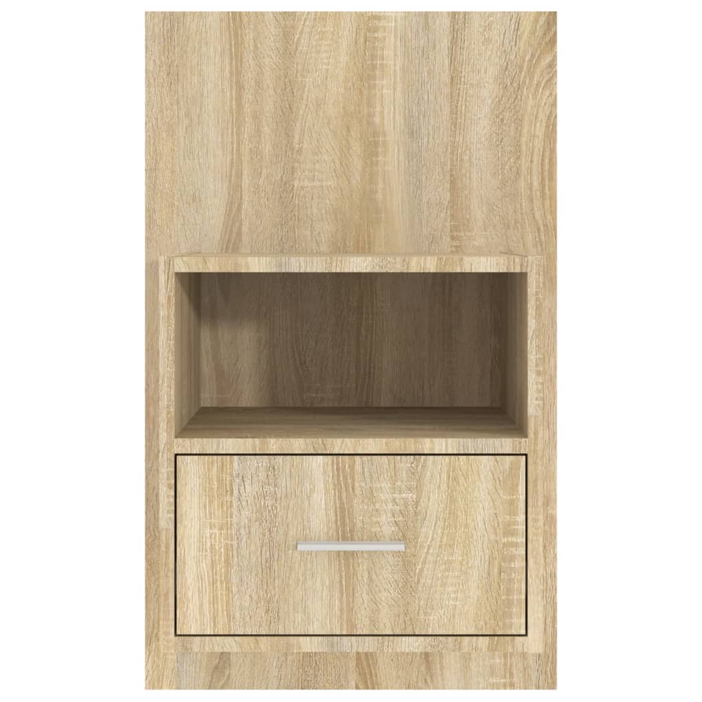 vidaXL Wall-mounted Bedside Cabinets 2 pcs Sonoma Oak