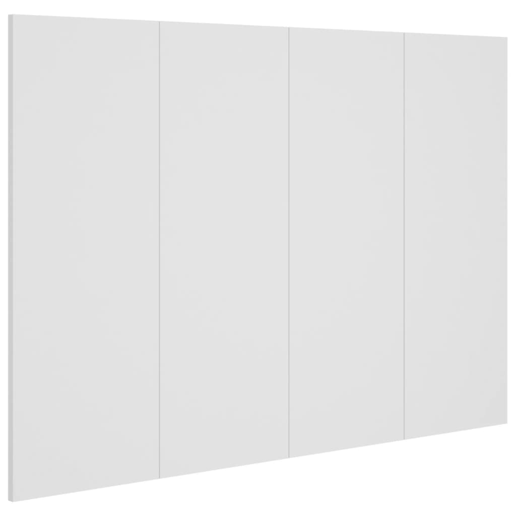 Bed Headboard White 120x1.5x80 cm Engineered Wood