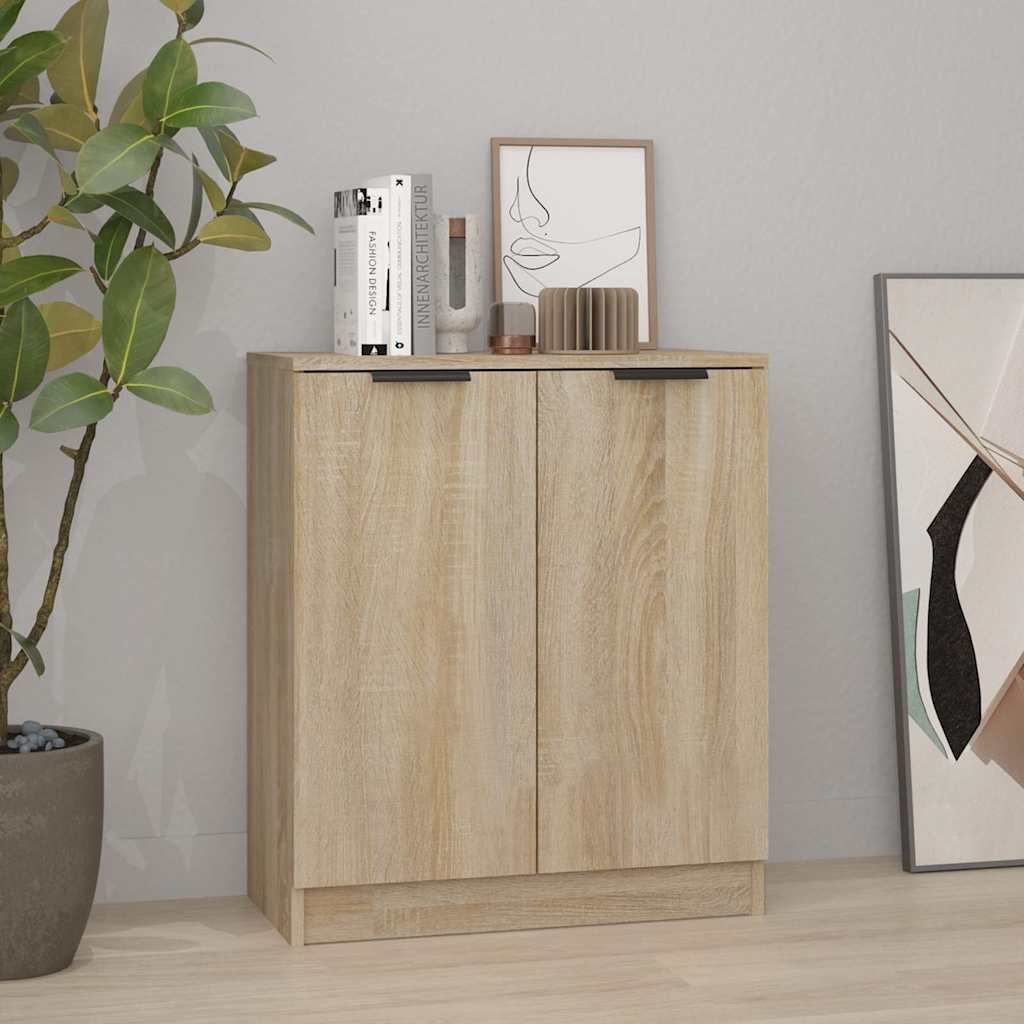 811064 vidaXL Sideboard Sonoma Oak 60x30x70 cm Engineered Wood