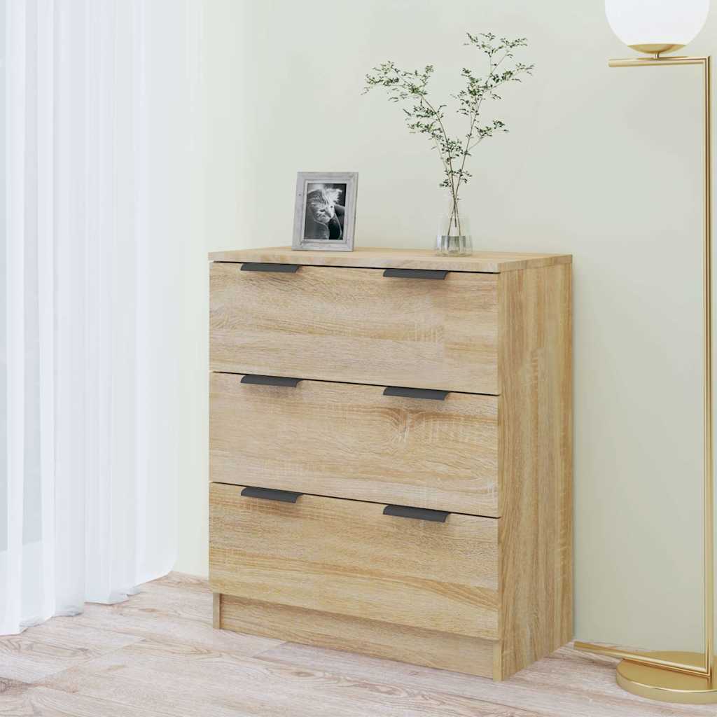 811073 vidaXL Sideboard Sonoma Oak 60x30x70 cm Engineered Wood