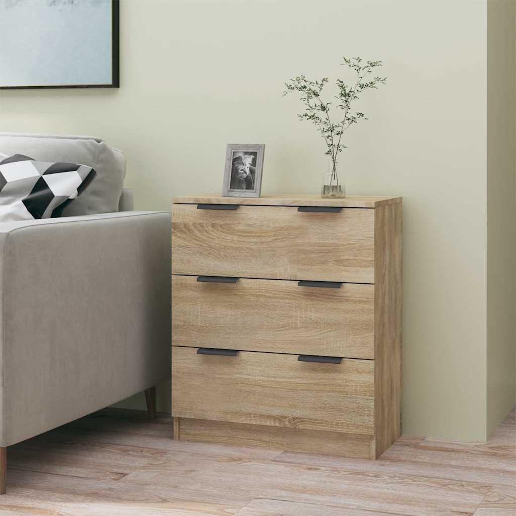 811073 vidaXL Sideboard Sonoma Oak 60x30x70 cm Engineered Wood