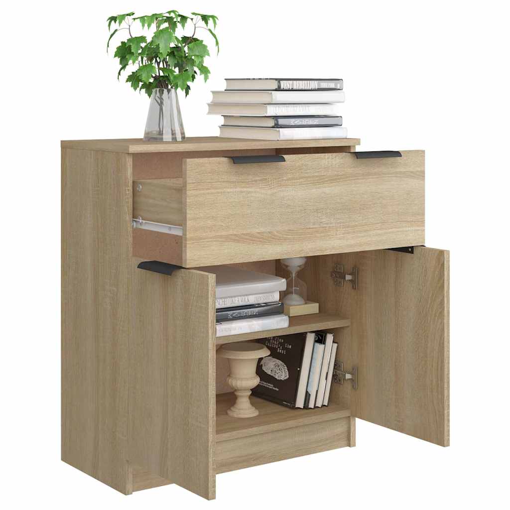 Sideboard Sonoma Oak 60x30x70 cm Engineered Wood