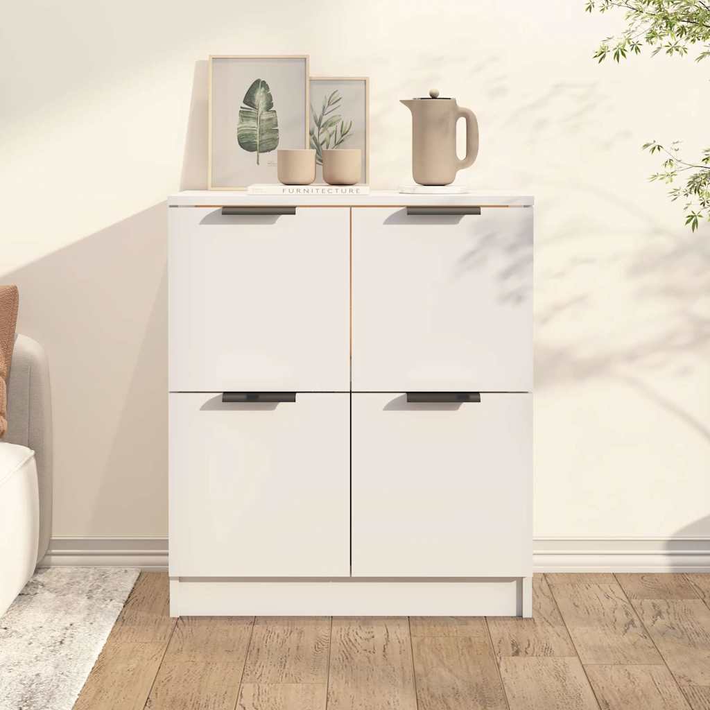 Sideboard White 60x30x70 cm Engineered Wood