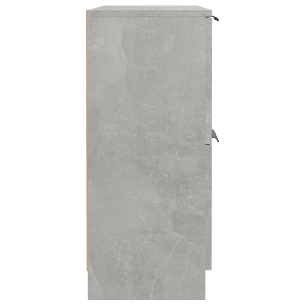 Sideboard Concrete Grey 60x30x70 cm Engineered Wood