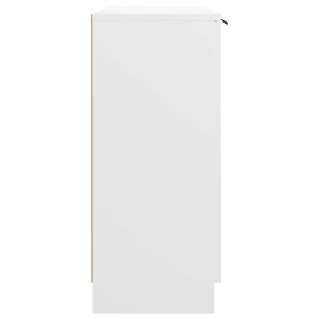 Sideboard White 90,5x30x70 cm Engineered Wood