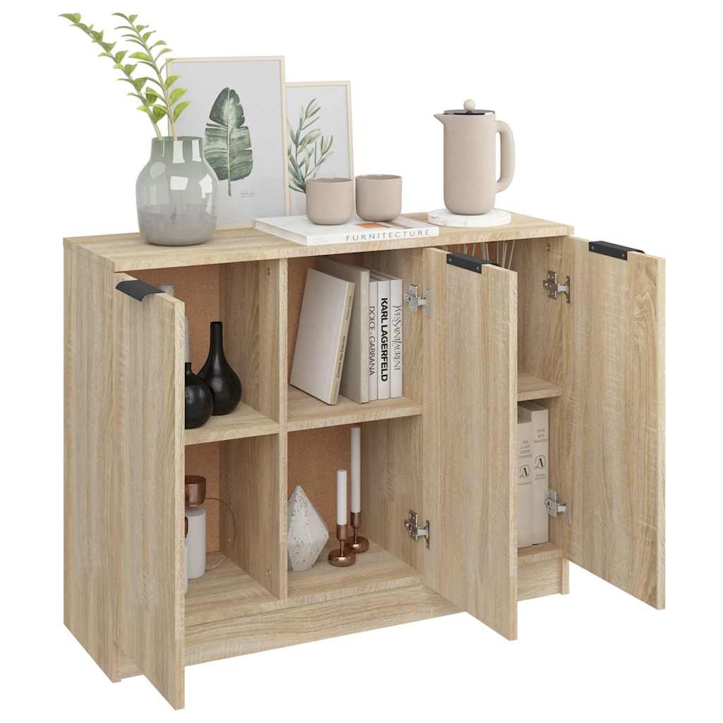 Sideboard Sonoma Oak 90,5x30x70 cm Engineered Wood