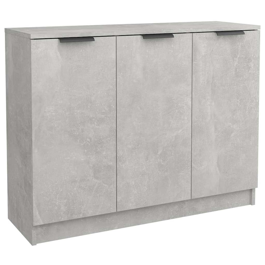 Sideboard Concrete Grey 90,5x30x70 cm Engineered Wood