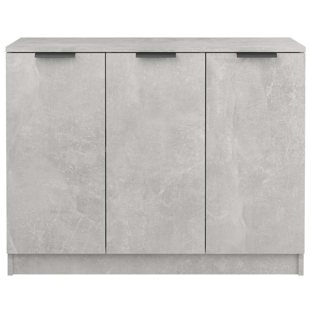 Sideboard Concrete Grey 90,5x30x70 cm Engineered Wood