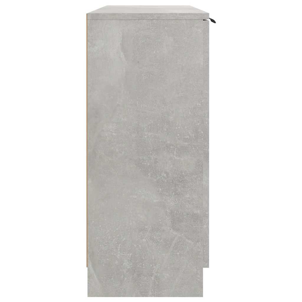 Sideboard Concrete Grey 90,5x30x70 cm Engineered Wood