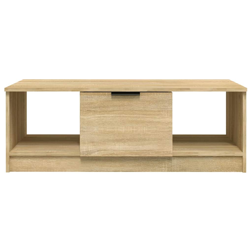 Coffee Table Sonoma Oak 102x50x36 cm Engineered Wood