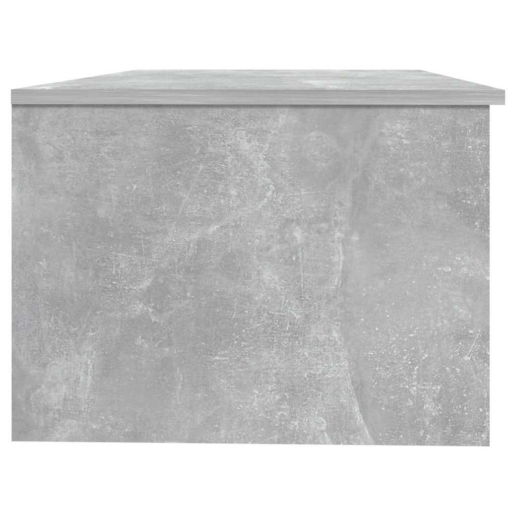 Coffee Table Concrete Grey 102x50x36 cm Engineered Wood