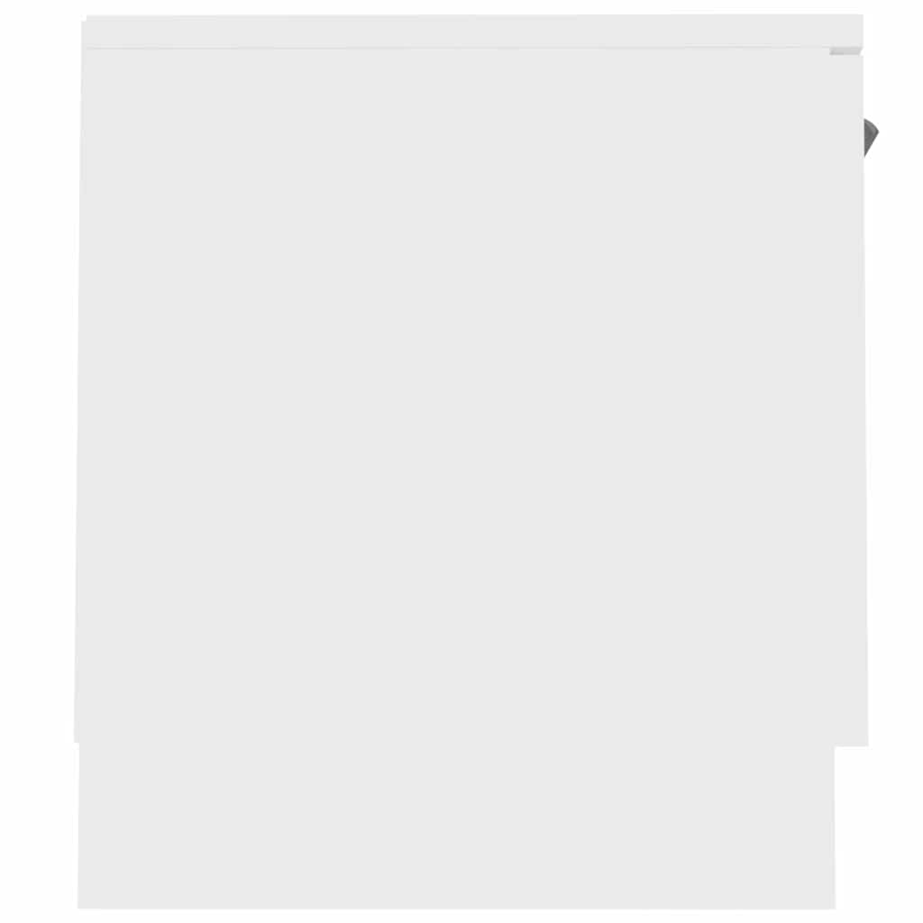 811448 vidaXL TV Cabinet White 140x35x40 cm Engineered Wood