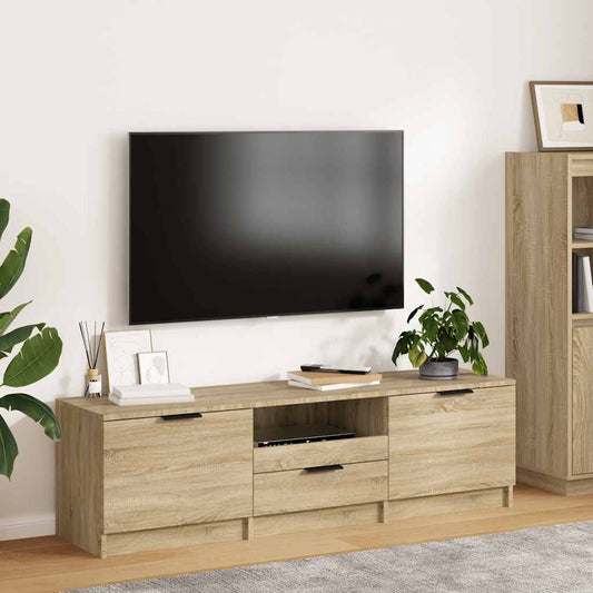 TV Cabinet Sonoma Oak 140x35x40 cm Engineered Wood