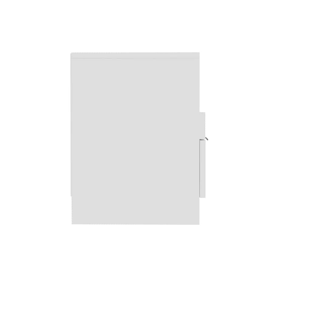 TV Cabinet White 150x33,5x45 cm Engineered Wood
