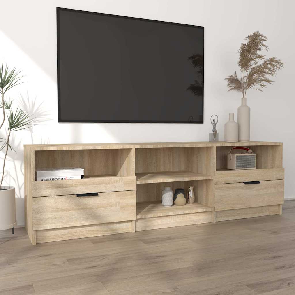 TV Cabinet Sonoma Oak 150x33,5x45 cm Engineered Wood
