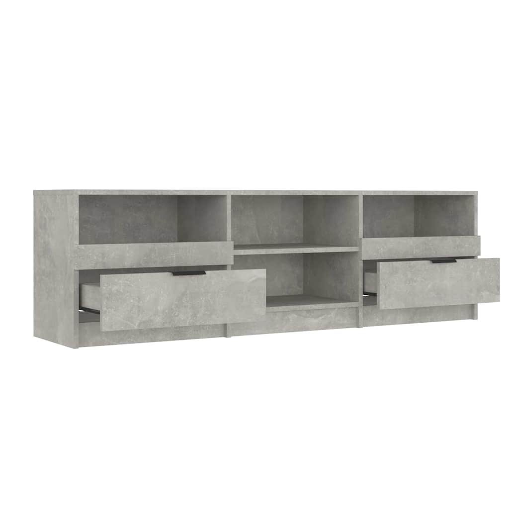 TV Cabinet Concrete Grey 150x33,5x45 cm Engineered Wood