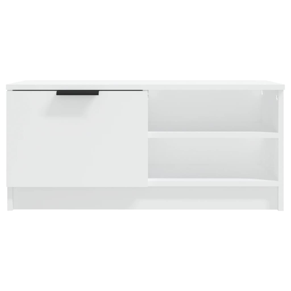 vidaXL TV Cabinets 2 pcs White 80x35x36.5 cm Engineered Wood