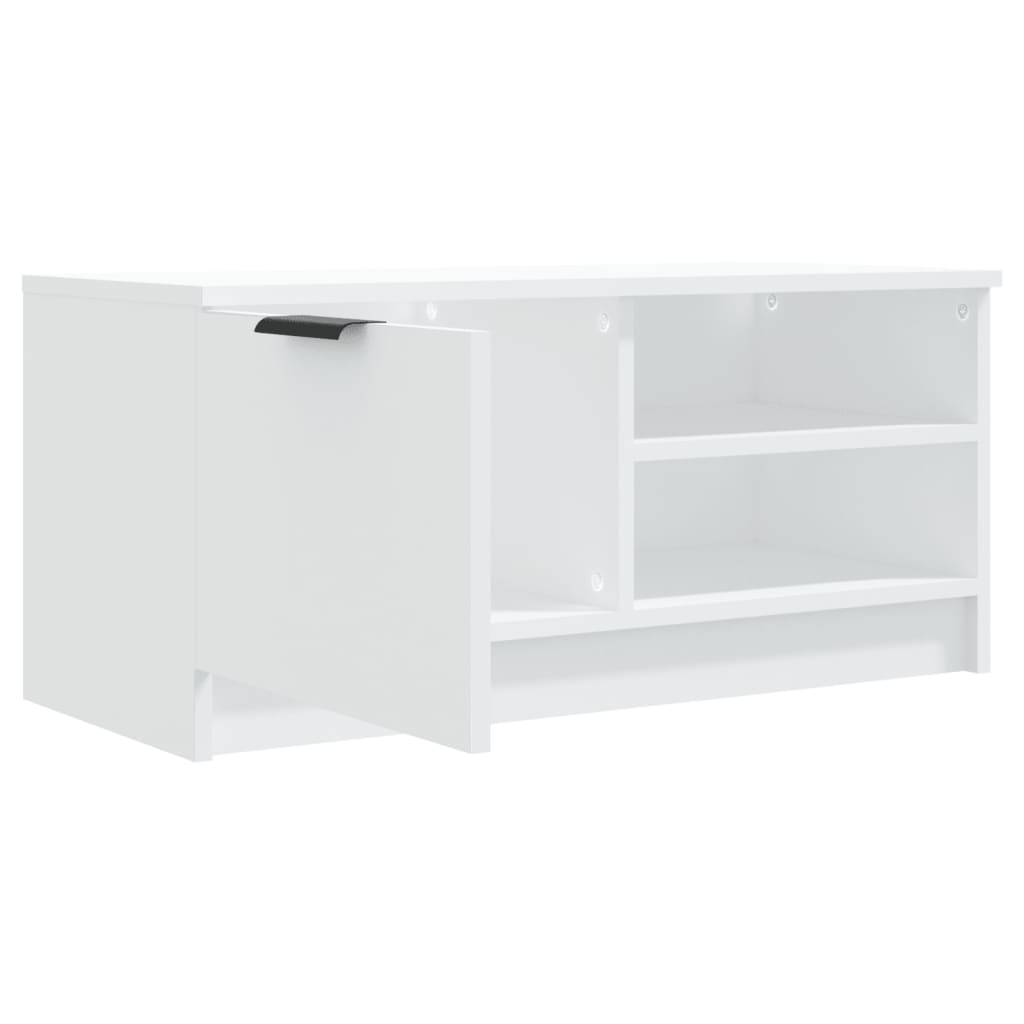 vidaXL TV Cabinets 2 pcs White 80x35x36.5 cm Engineered Wood