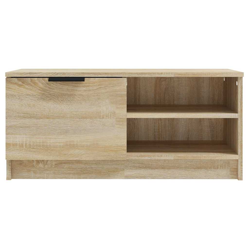 TV Cabinet Sonoma Oak 80x35x36,5 cm Engineered Wood