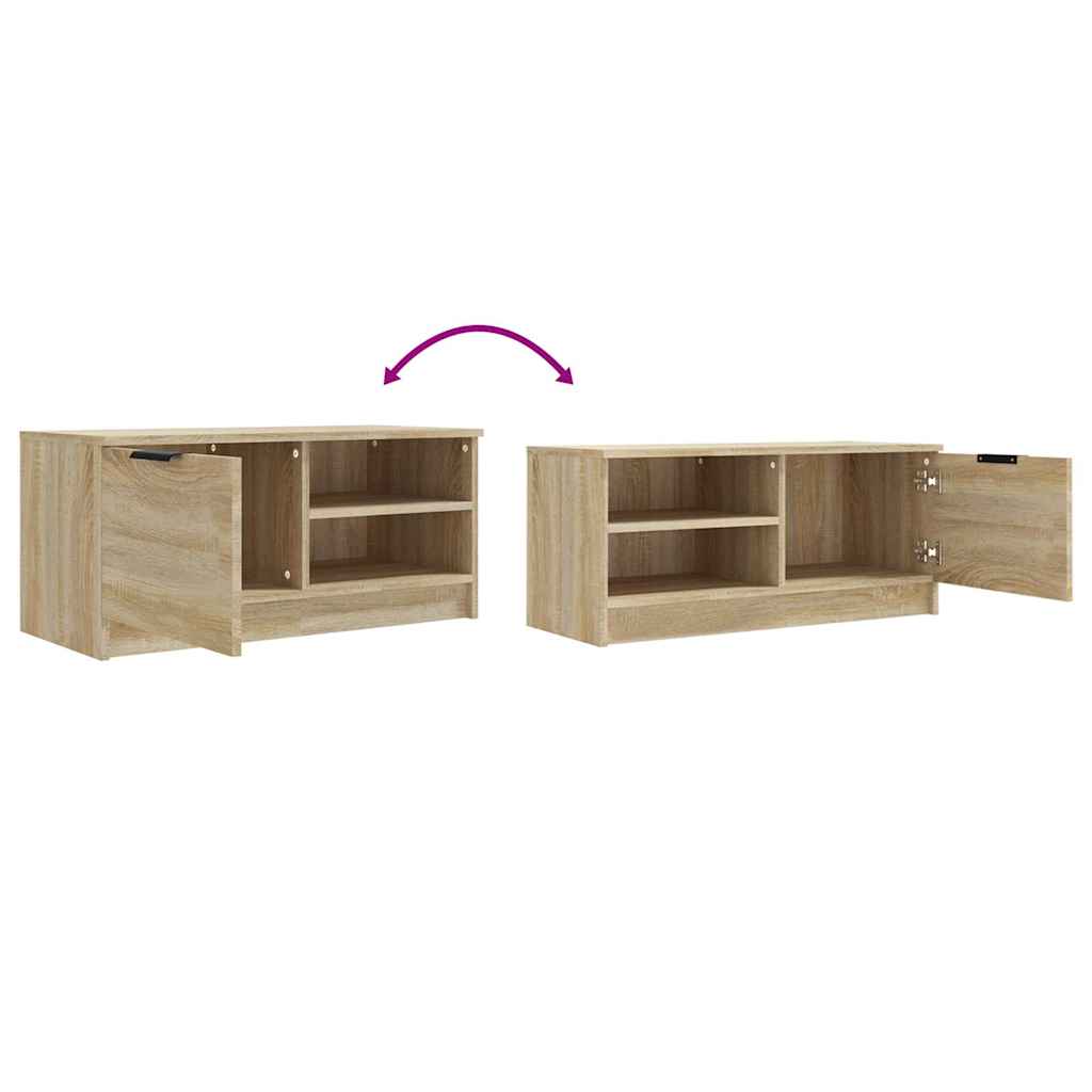 TV Cabinet Sonoma Oak 80x35x36,5 cm Engineered Wood