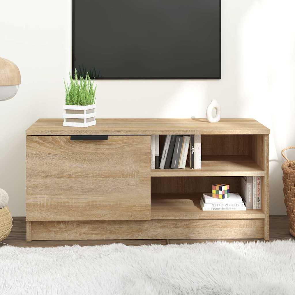 TV Cabinet Sonoma Oak 80x35x36,5 cm Engineered Wood