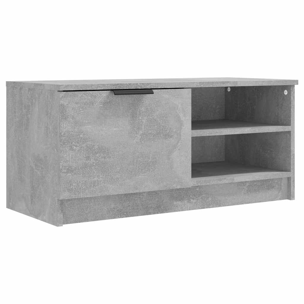 TV Cabinet Concrete Grey 80x35x36,5 cm Engineered Wood