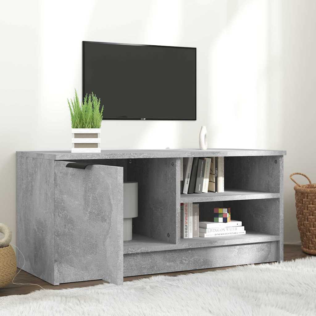 TV Cabinet Concrete Grey 80x35x36,5 cm Engineered Wood