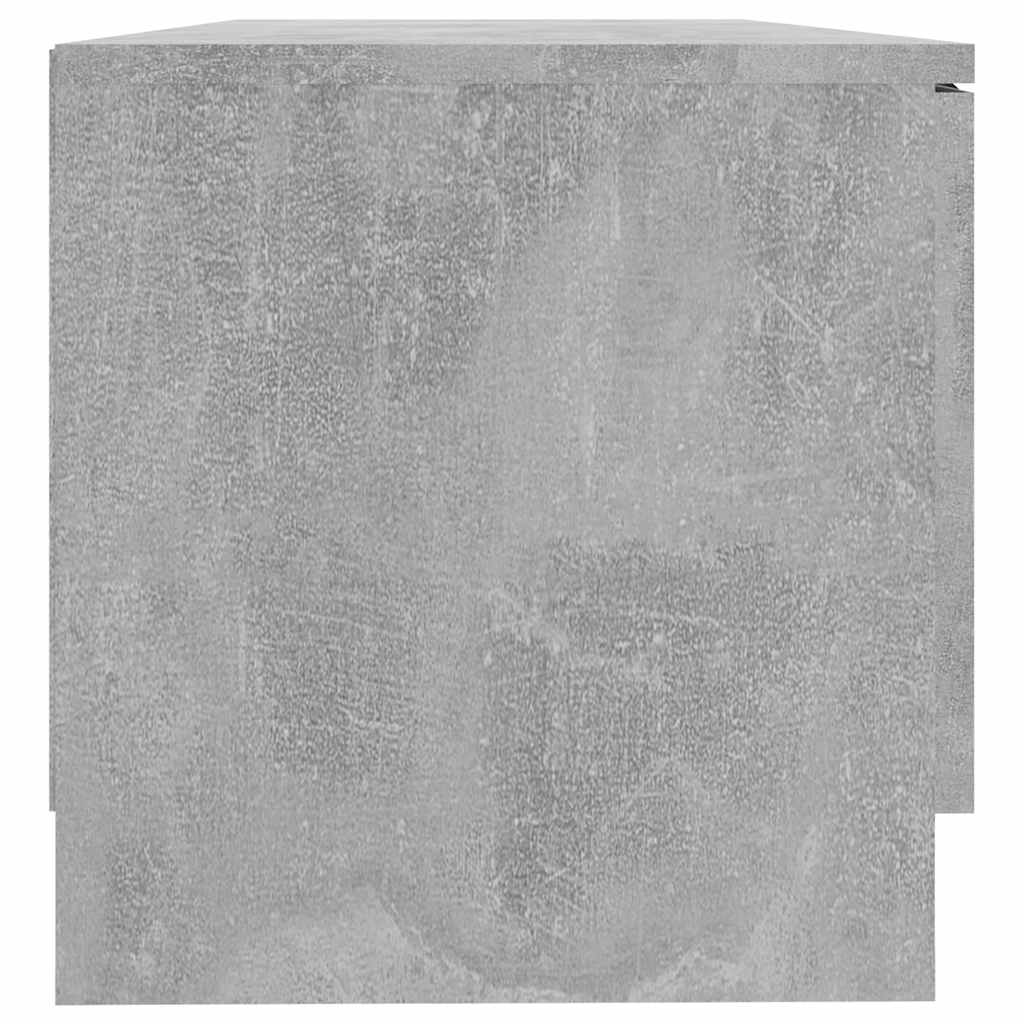 TV Cabinet Concrete Grey 80x35x36,5 cm Engineered Wood