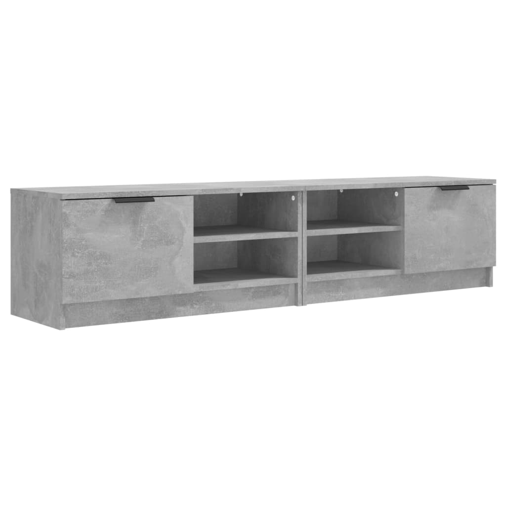 vidaXL TV Cabinets 2 pcs Concrete Grey 80x35x36.5 cm Engineered Wood