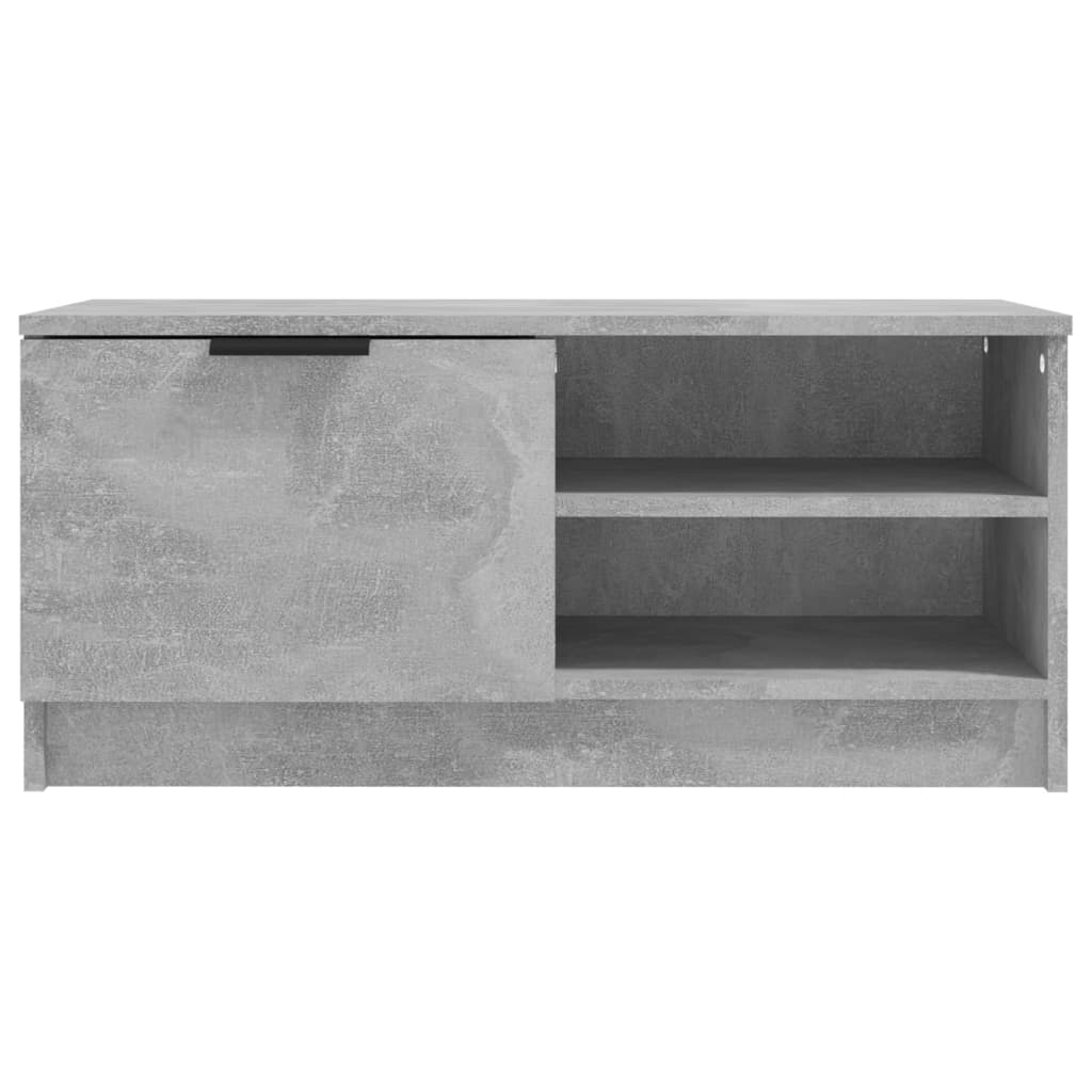 vidaXL TV Cabinets 2 pcs Concrete Grey 80x35x36.5 cm Engineered Wood