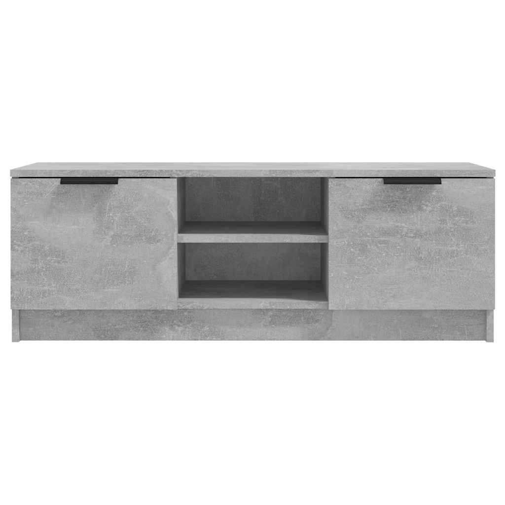 TV Cabinet Concrete Grey 102x35x36,5 cm Engineered Wood