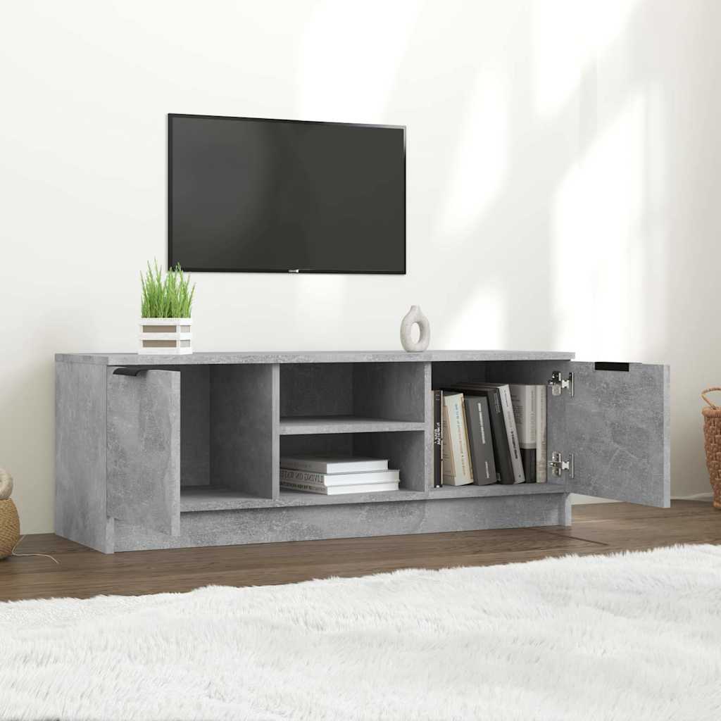TV Cabinet Concrete Grey 102x35x36,5 cm Engineered Wood