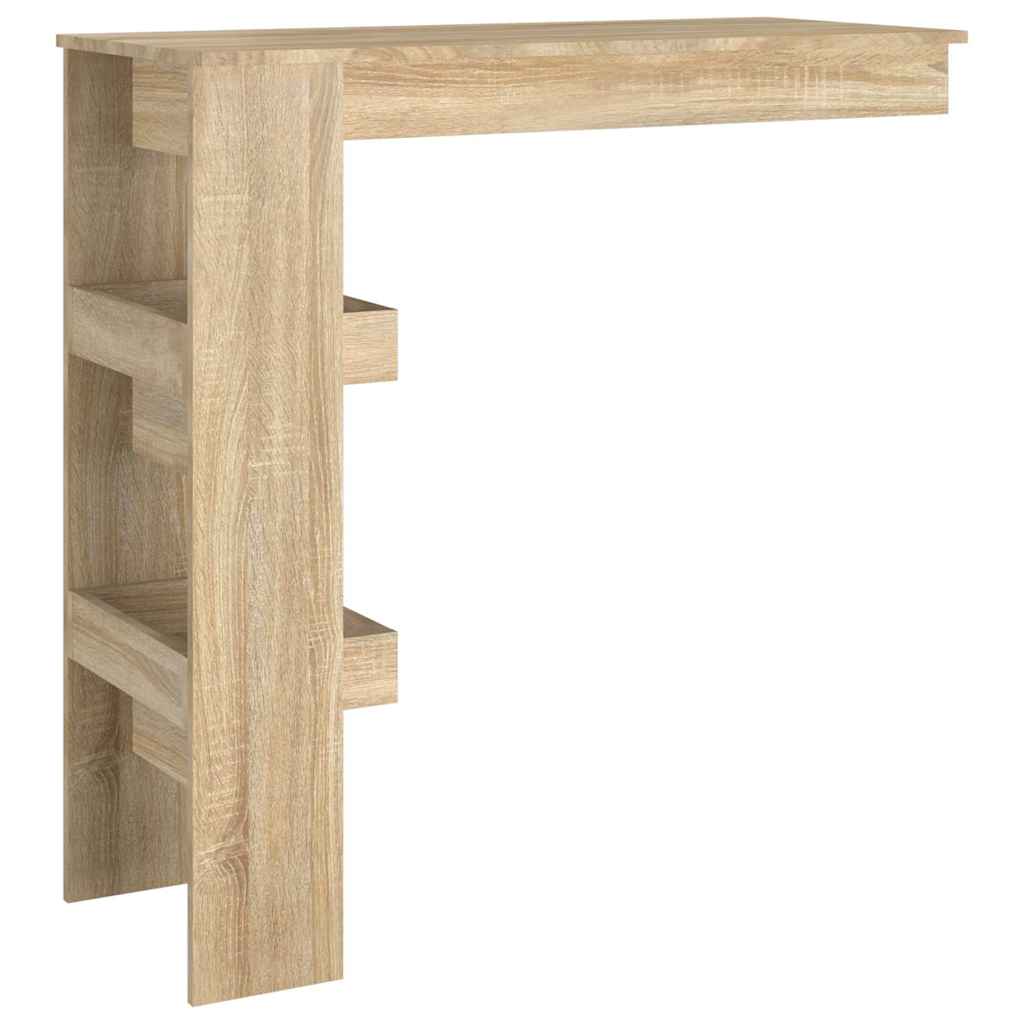 Wall Bar Table Sonoma Oak 102x45x103,5 cm Engineered Wood