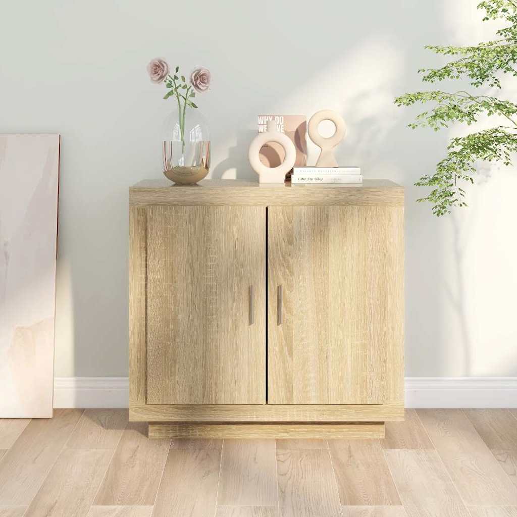 Sideboard Sonoma Oak 80x40x75 cm Engineered Wood