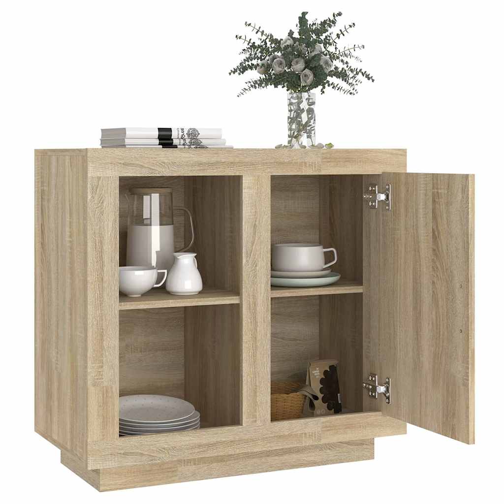 Sideboard Sonoma Oak 80x40x75 cm