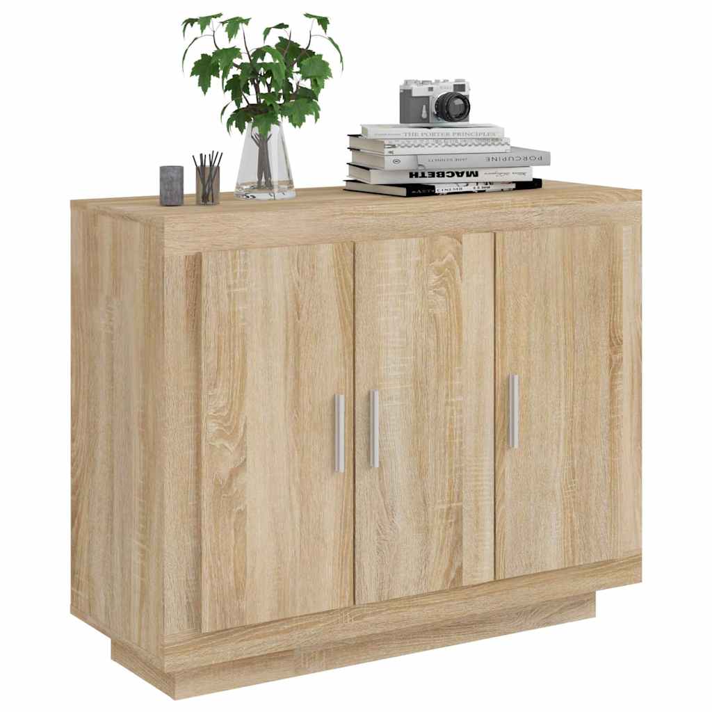 Sideboard Sonoma Oak 92x35x75 cm Engineered Wood