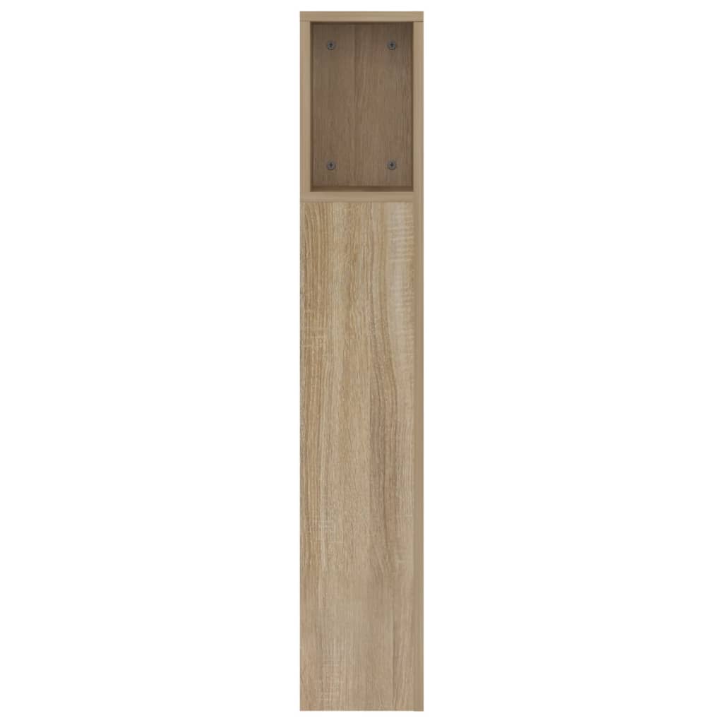 vidaXL Headboard Cabinet Sonoma Oak 160x18.5x104.5 cm