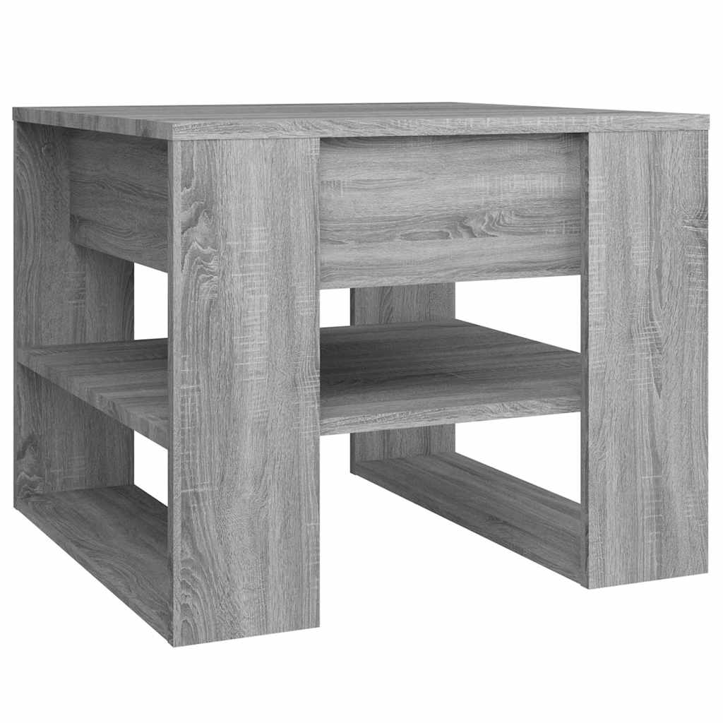 Coffee Table Grey Sonoma 55,5x55x45 cm Engineered Wood