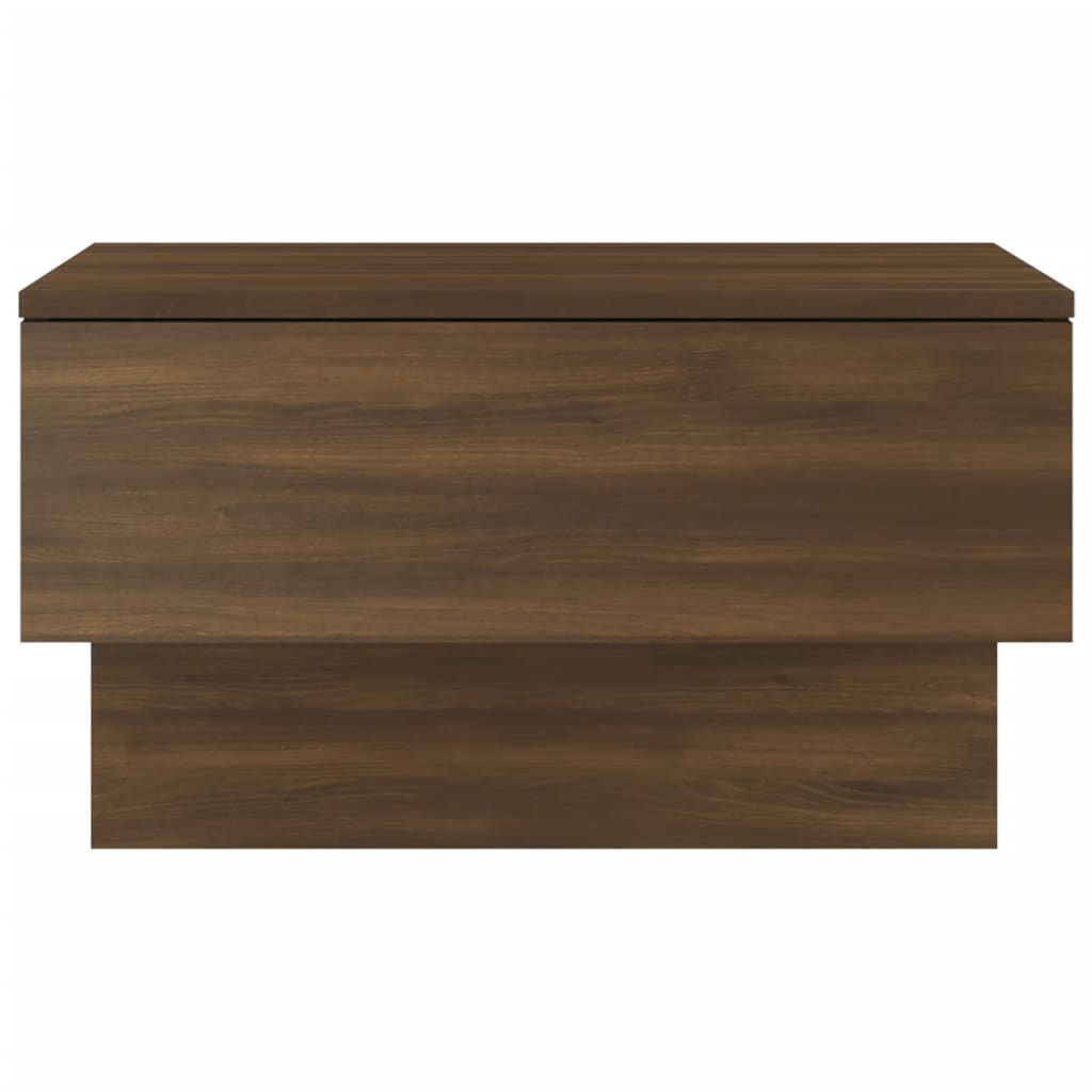 vidaXL Wall-mounted Bedside Cabinets 2 pcs Brown Oak