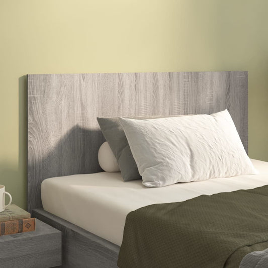 vidaXL Bed Headboard Grey Sonoma 120x1.5x80 cm Engineered Wood