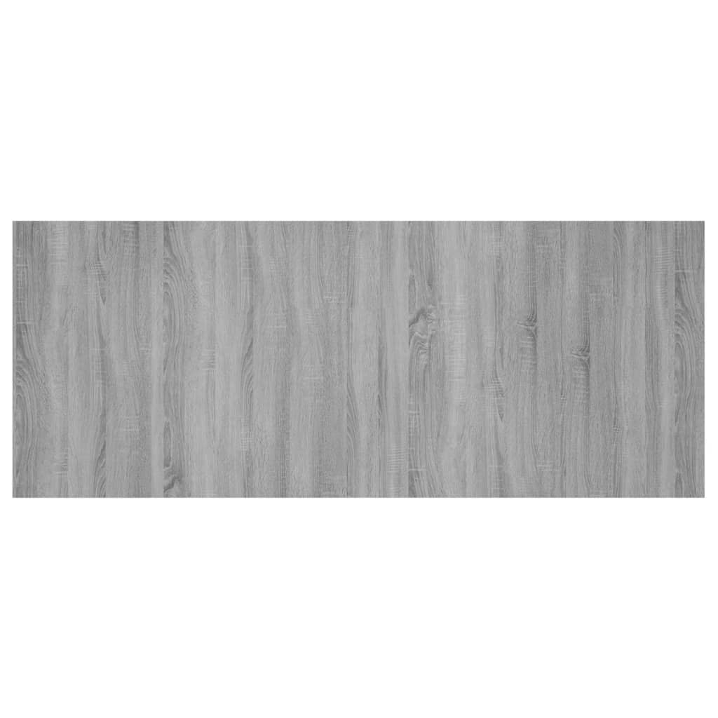 Bed Headboard Grey Sonoma 200x1.5x80 cm Engineered Wood