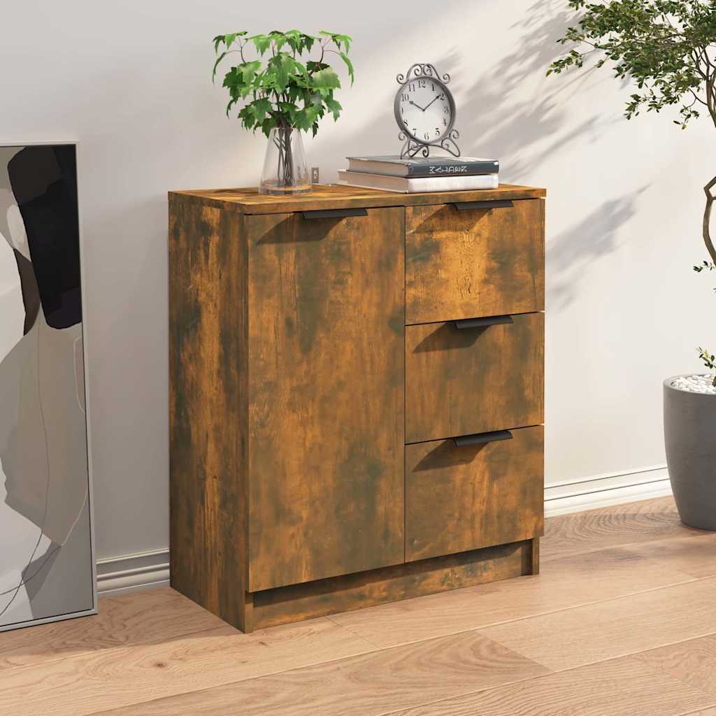 Sideboard Smoked Oak 60x30x70 cm Engineered Wood