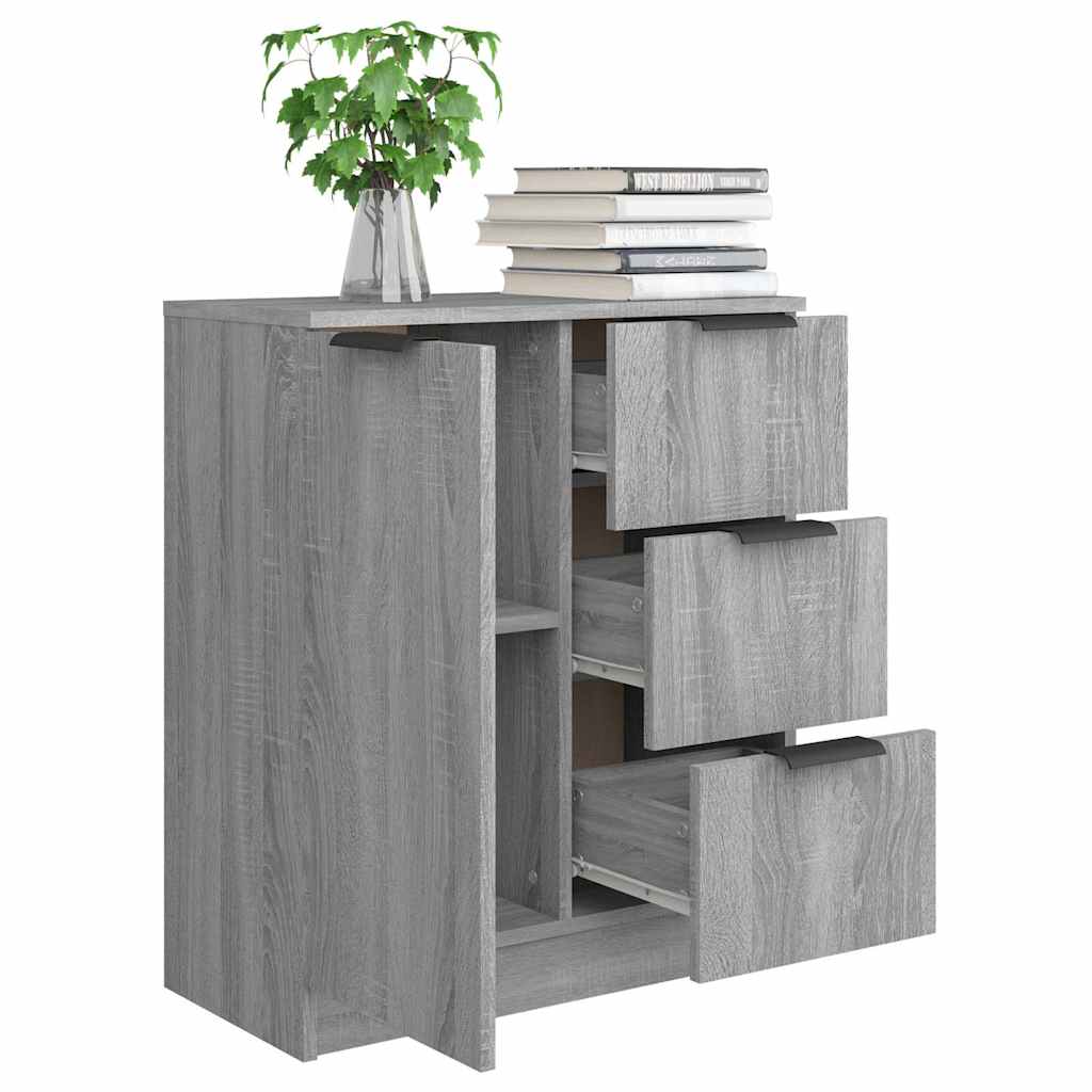 Sideboard Grey Sonoma 60x30x70 cm Engineered Wood